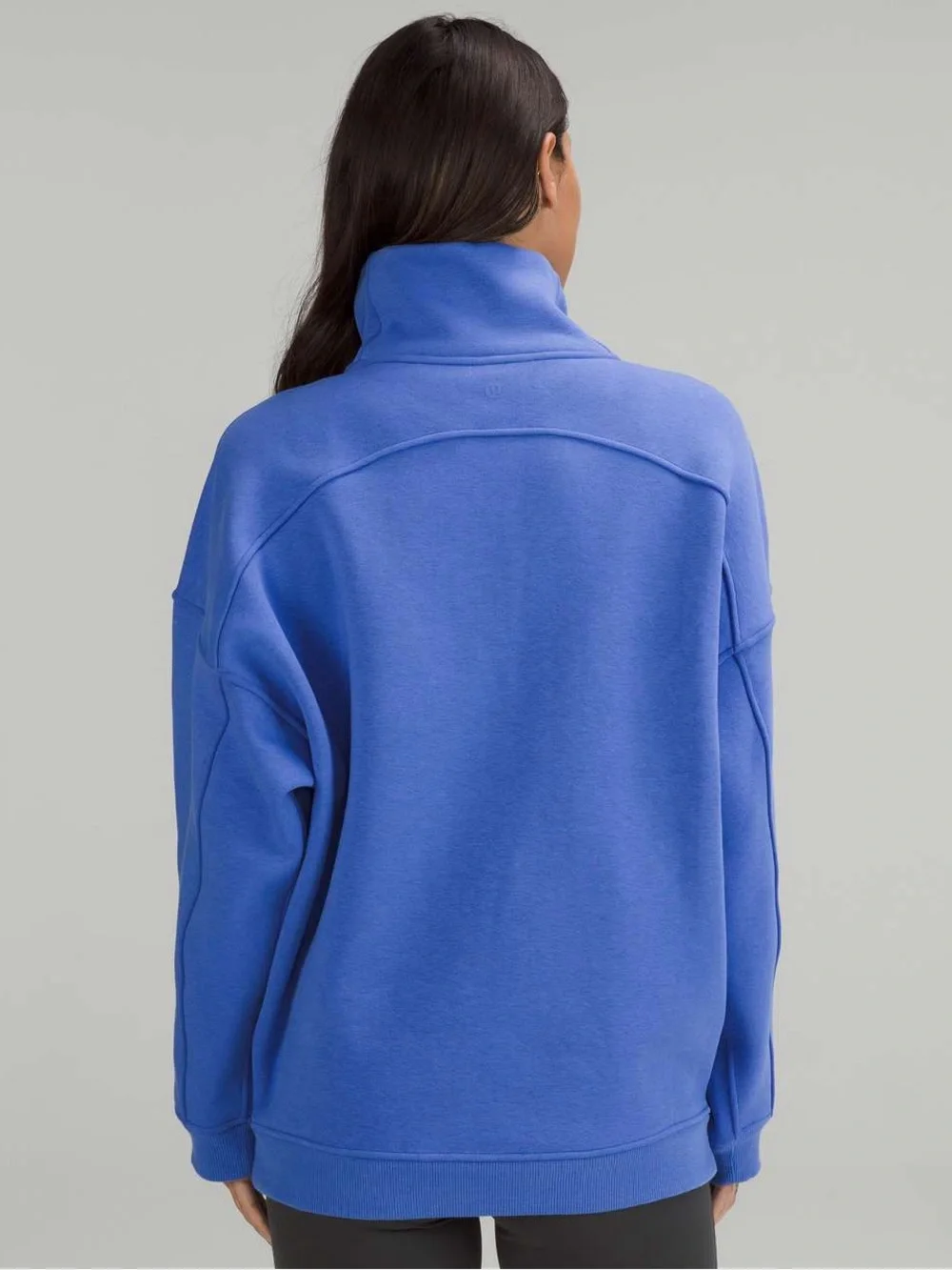 lululemon athletica Blue Wild Indigo Thick Fleece Half-Zip Pullover Size M/L